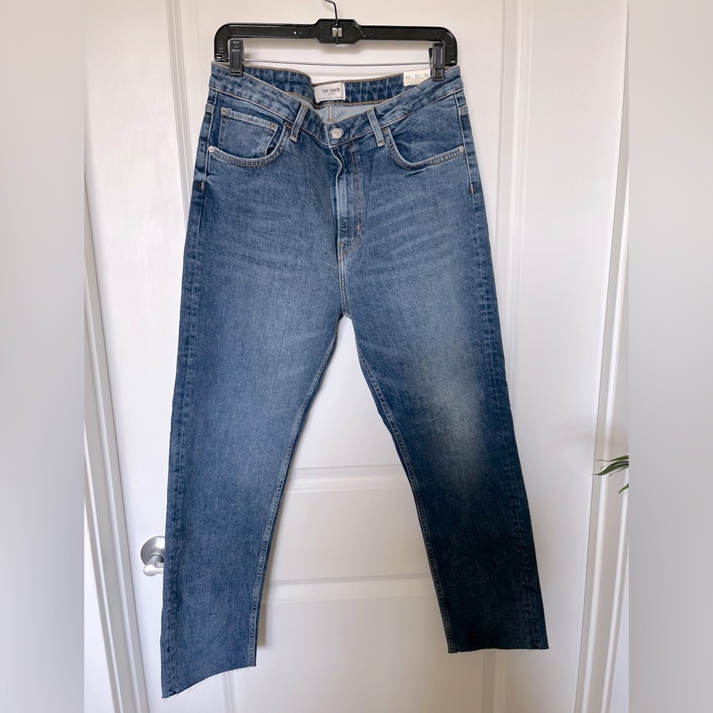 #zara #highrise #slim #jeans